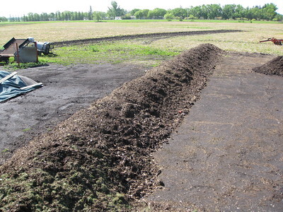 Windrow composting