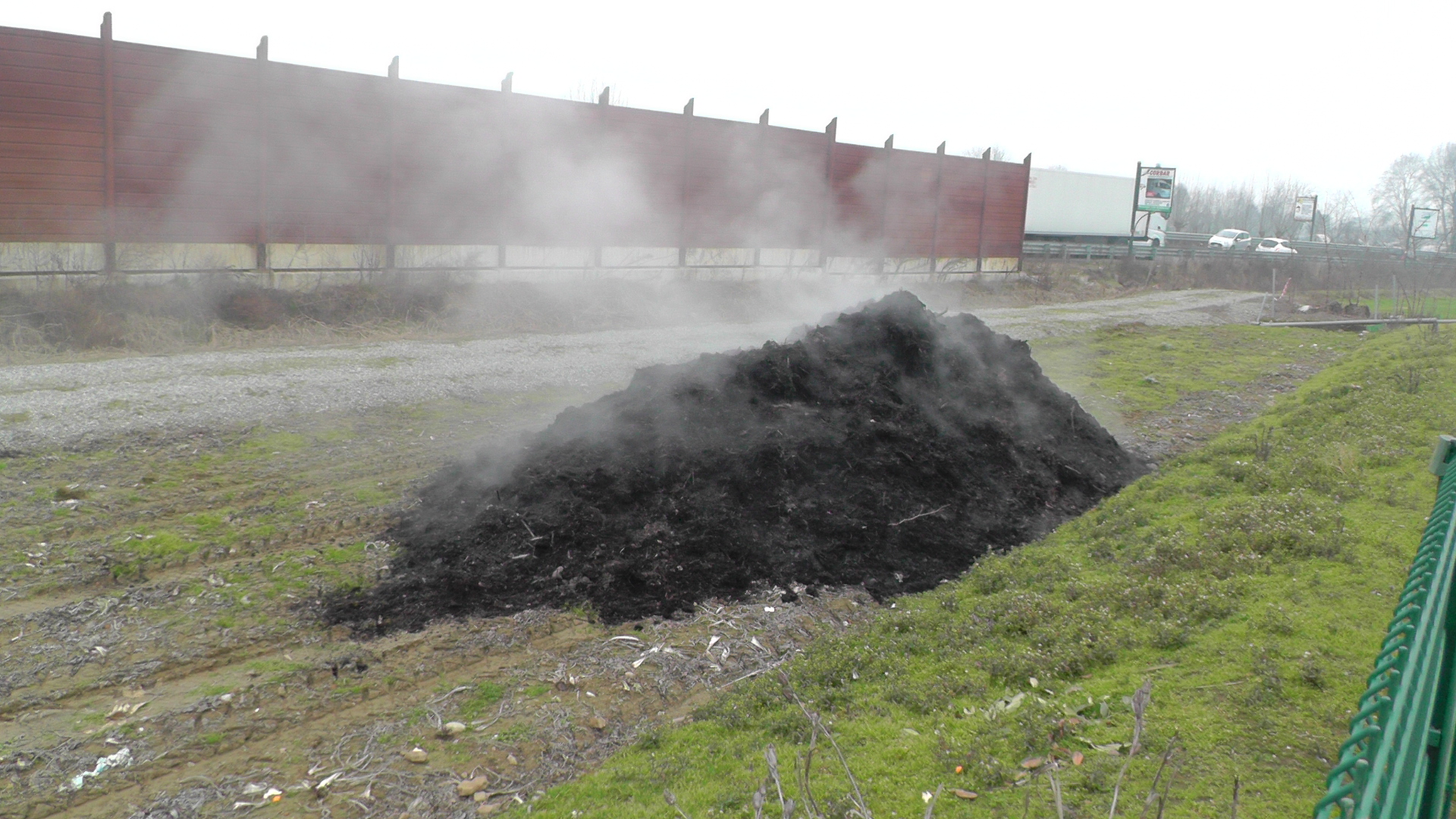 Windrow composting