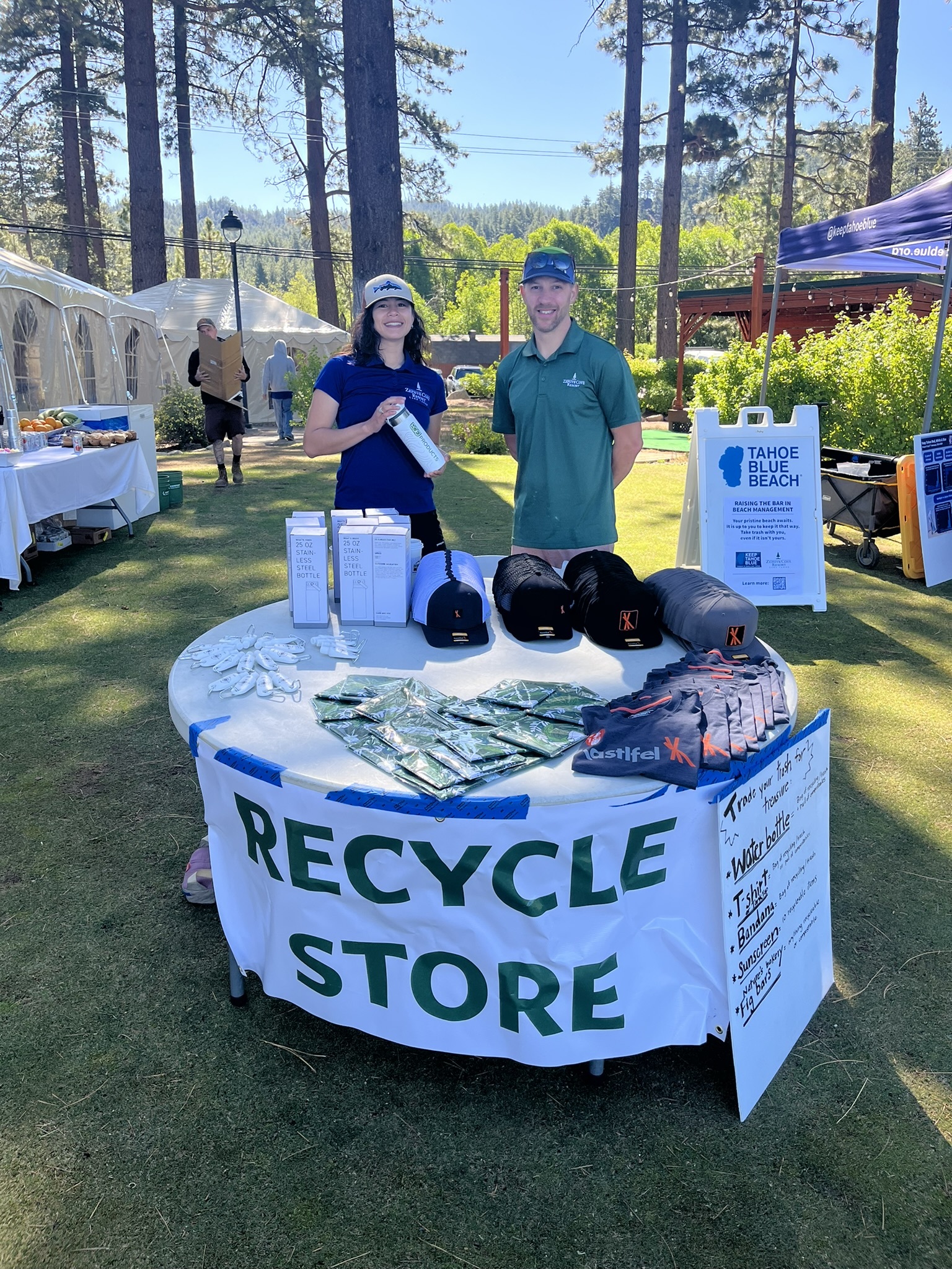 Eco-Products team at Zephyr Cove Clean-Up