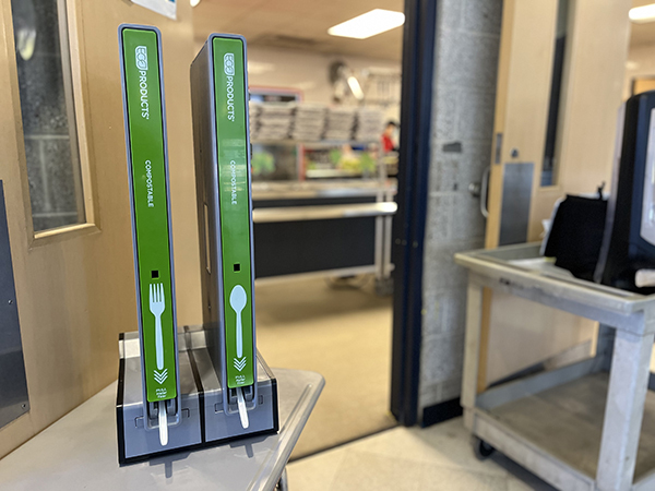 Cutlerease Dispensers at an elementary school