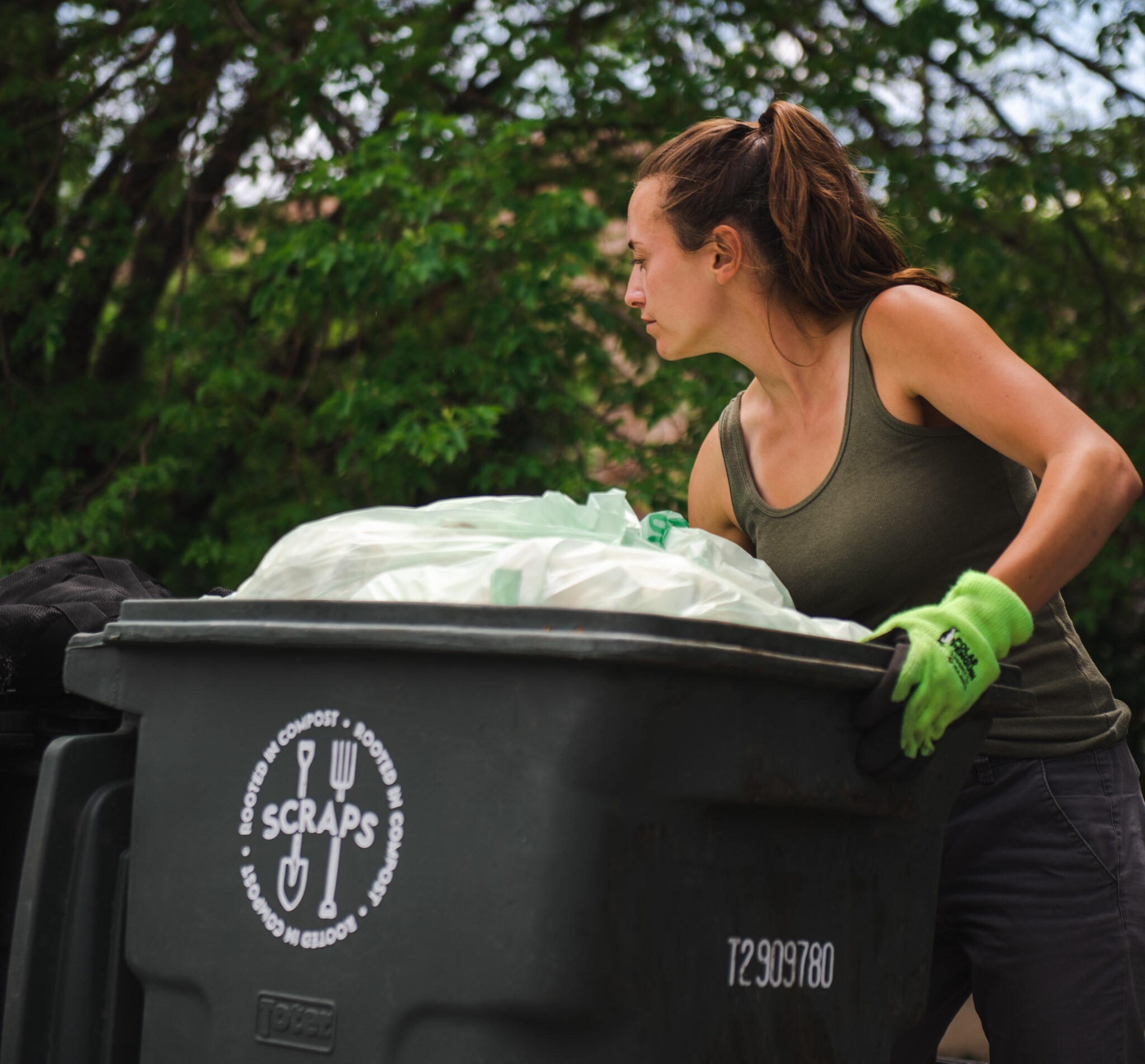 Scraps composting
